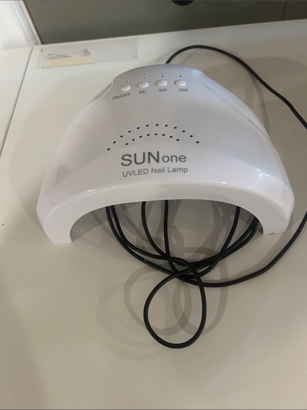 SUNO White UVLED Nail Lamp - Fast Curing Nail Dryer
